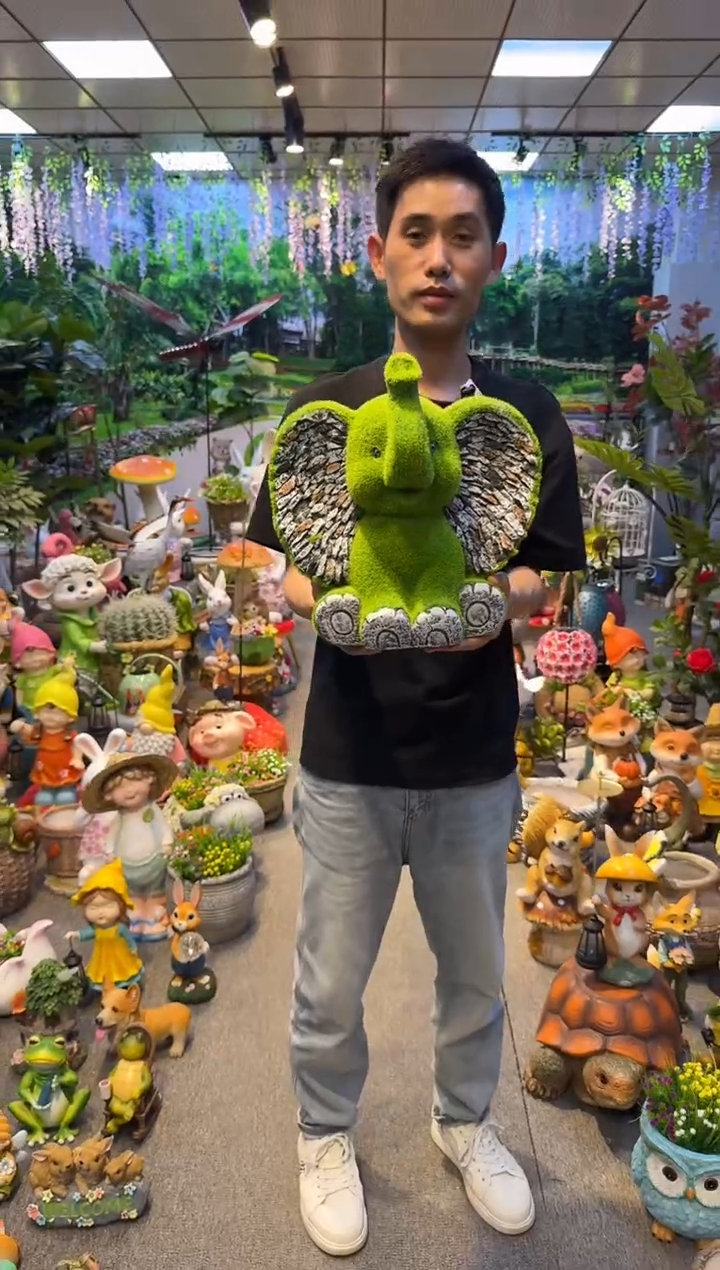 无花朵花园庭院摆件&00&