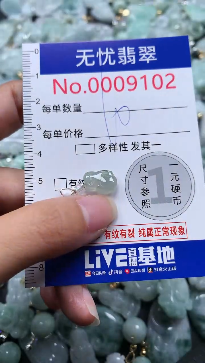 颈饰未镶嵌翡翠9102