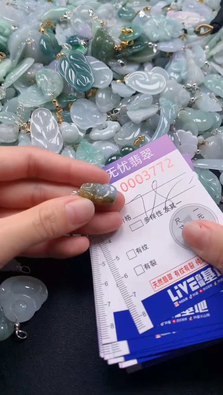 颈饰未镶嵌翡翠3772