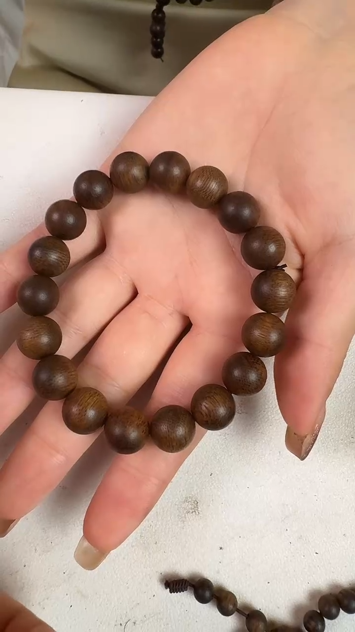 手串沉香越南芽庄百年老树白奇单圈手串