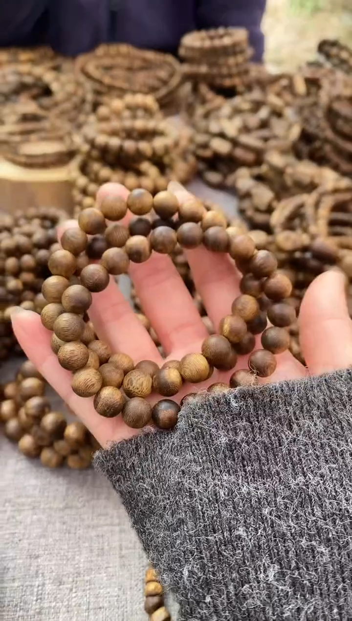 【闪购商品】沉香手串09圆珠圆珠单圈棋楠手串6+多样性发一