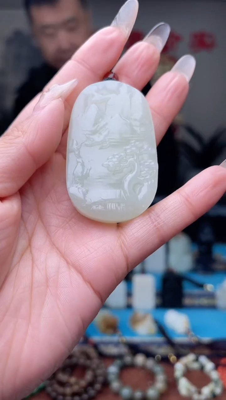 【闪购商品】和田玉挂件未镶嵌1