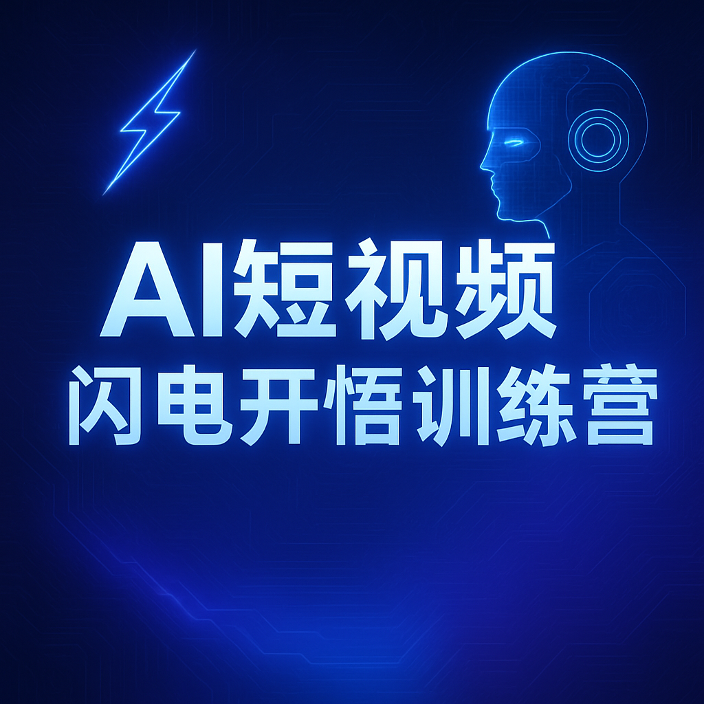 AI短视频闪电开悟训练营