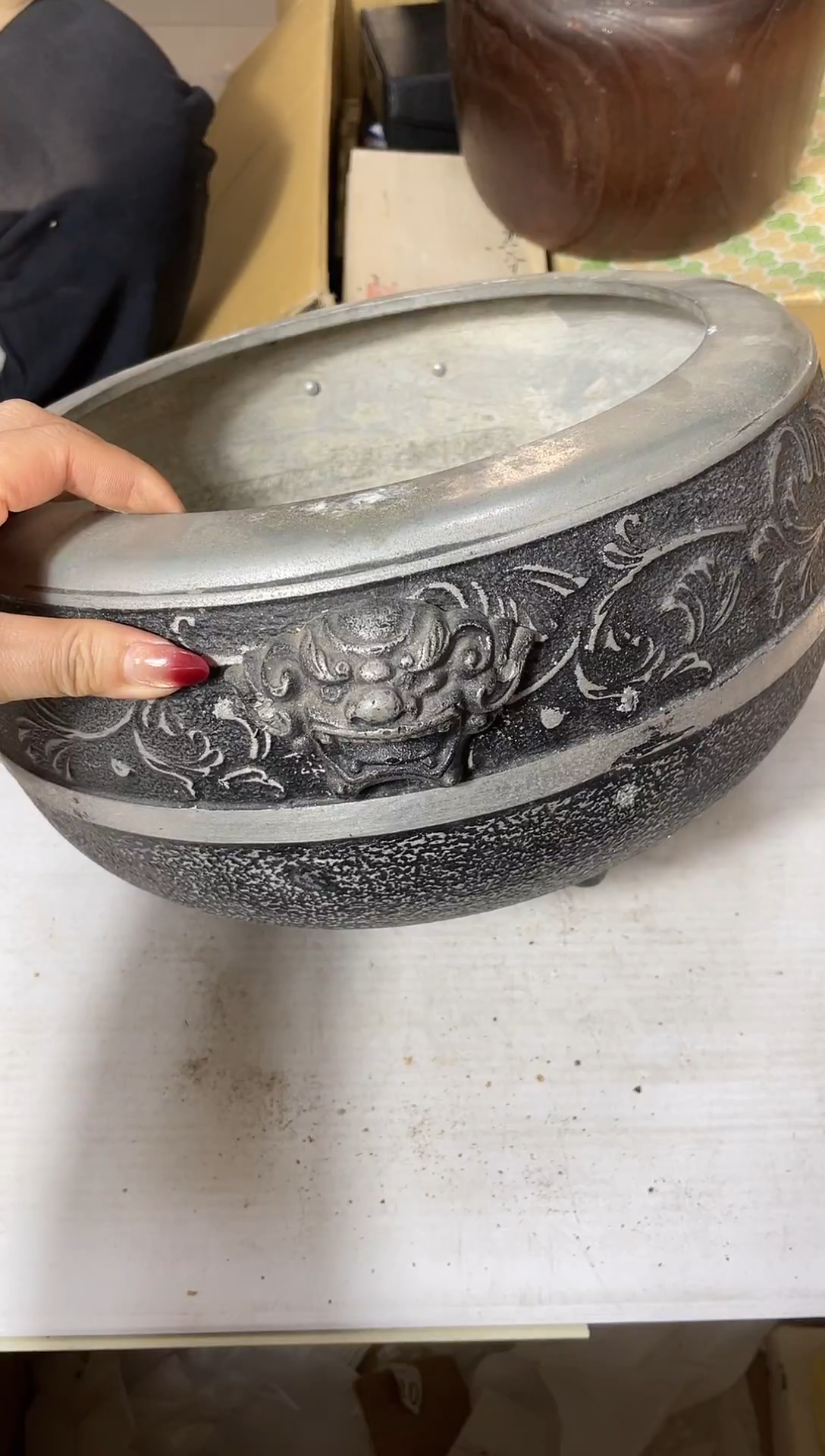 铝铝制炭炉实木大漆一一优选