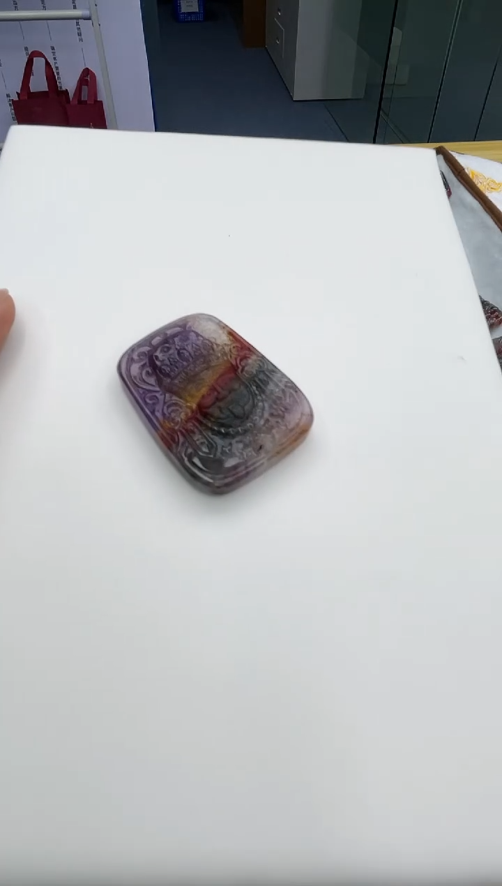 【闪购商品】水晶吊坠(不含链)未镶嵌极光23雕刻件 多样性发一