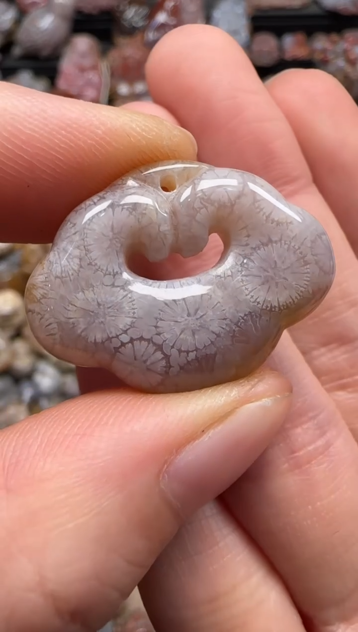 【闪购商品】硅化珊瑚（珊瑚玉）颈饰未镶嵌438