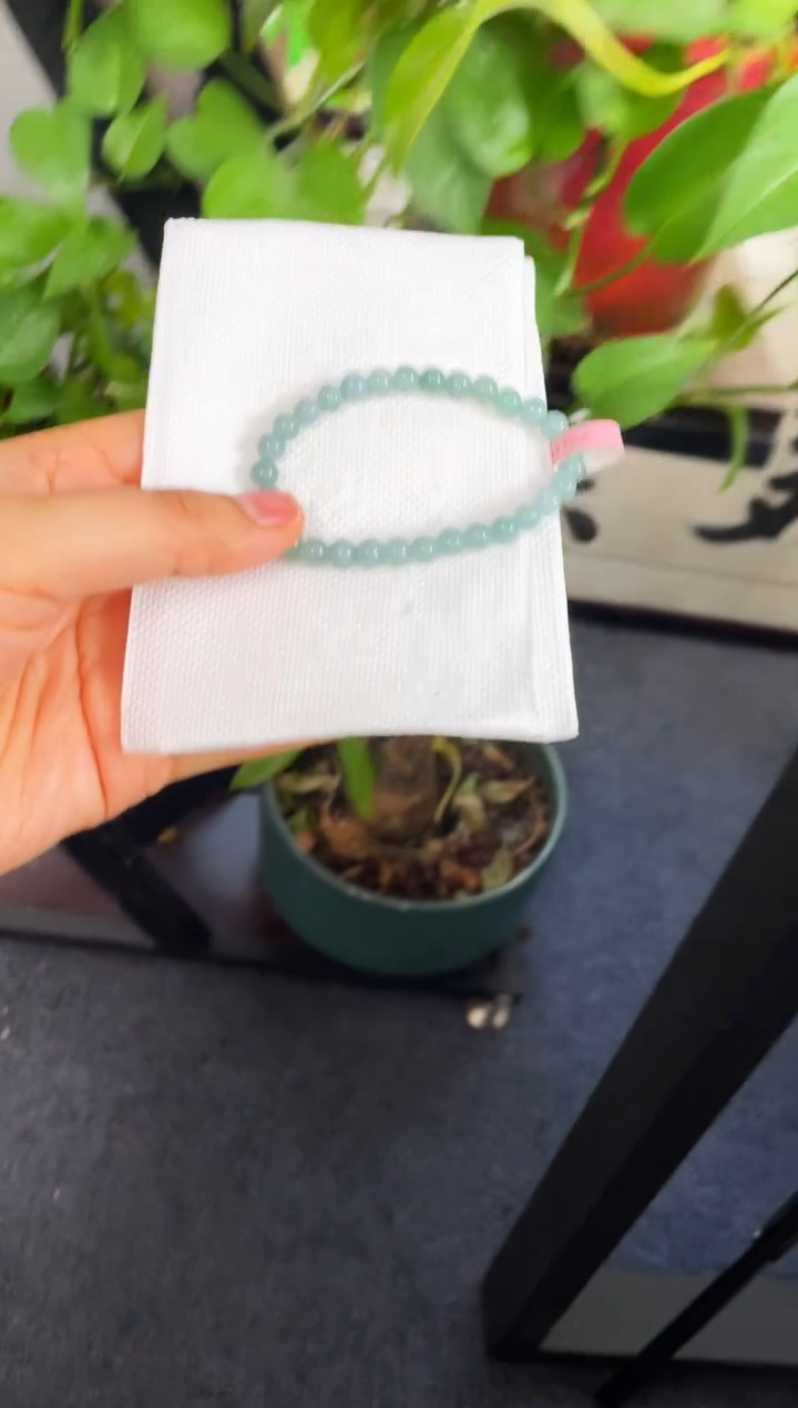 未镶嵌手镯翡翠小*姐手串福利