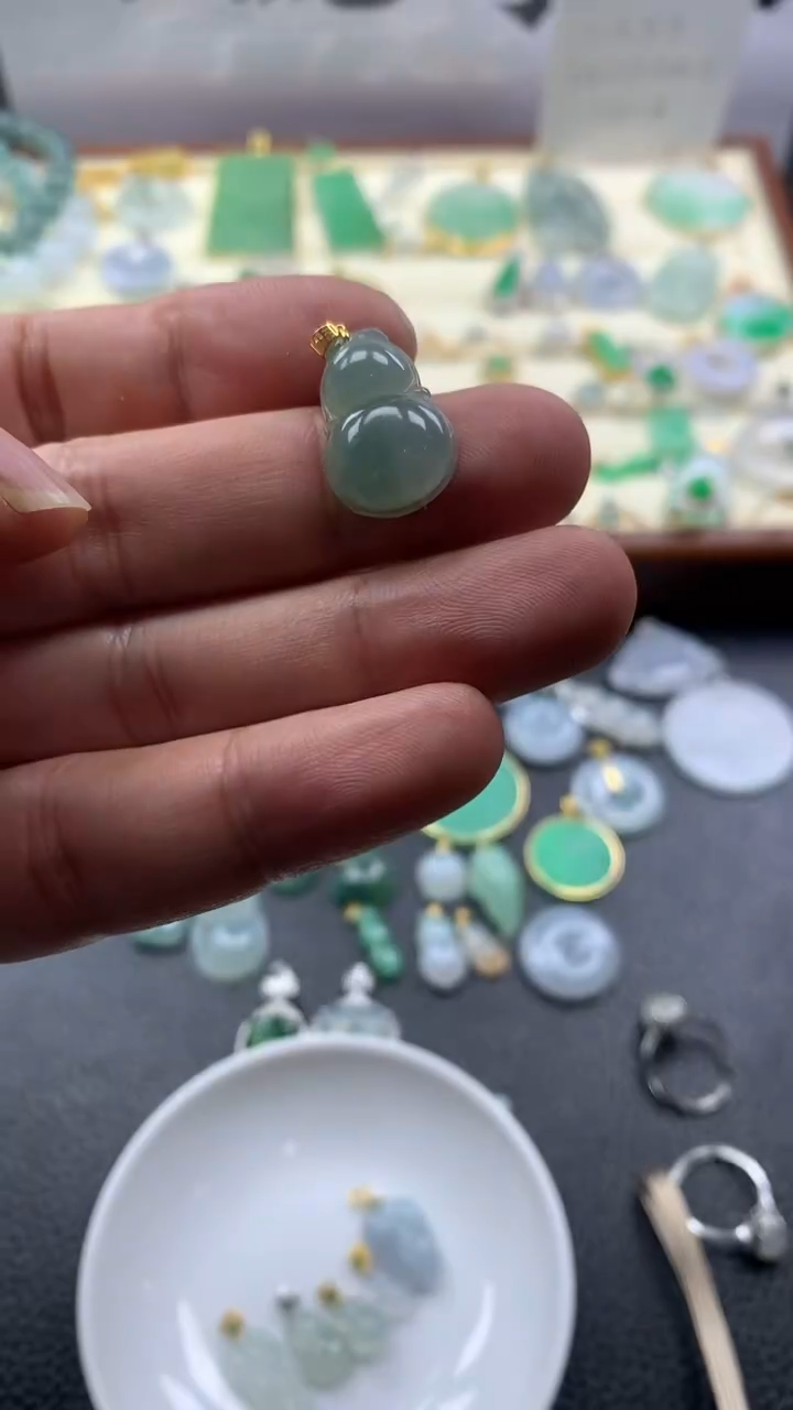 【闪购商品】翡翠颈饰18K金镶嵌050回流货品/不退换