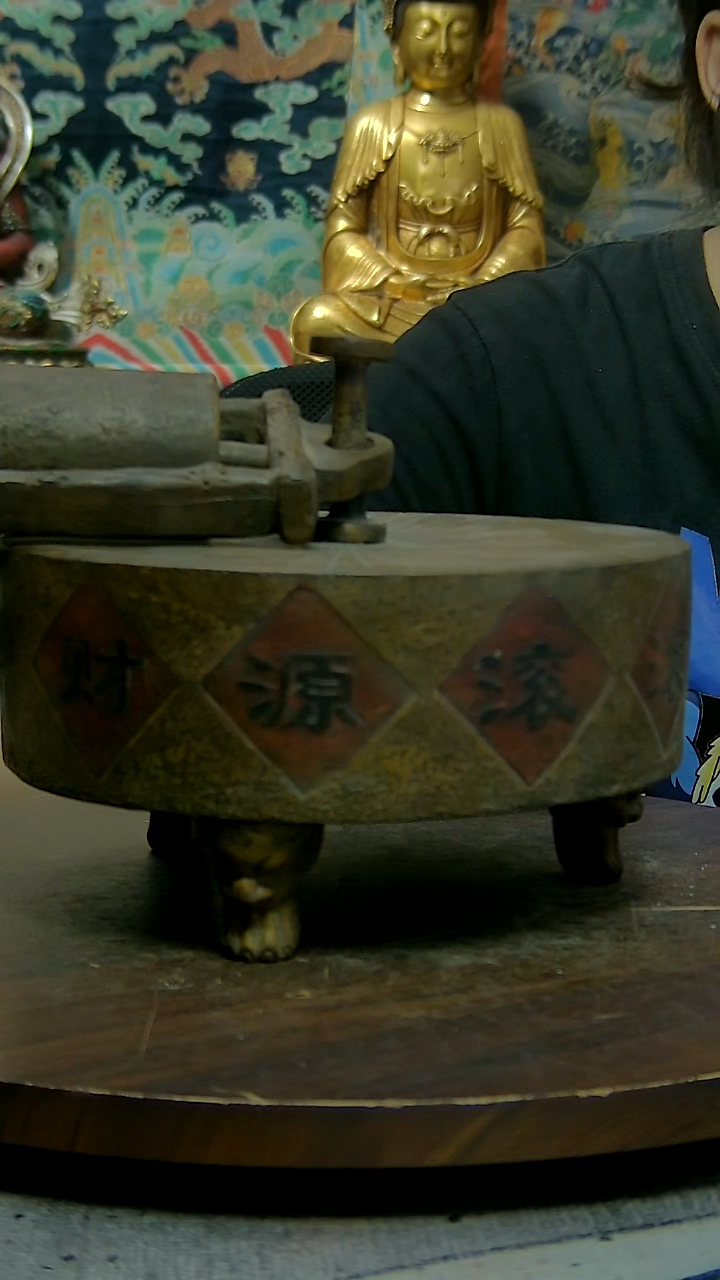 铜造像收藏佛像磨