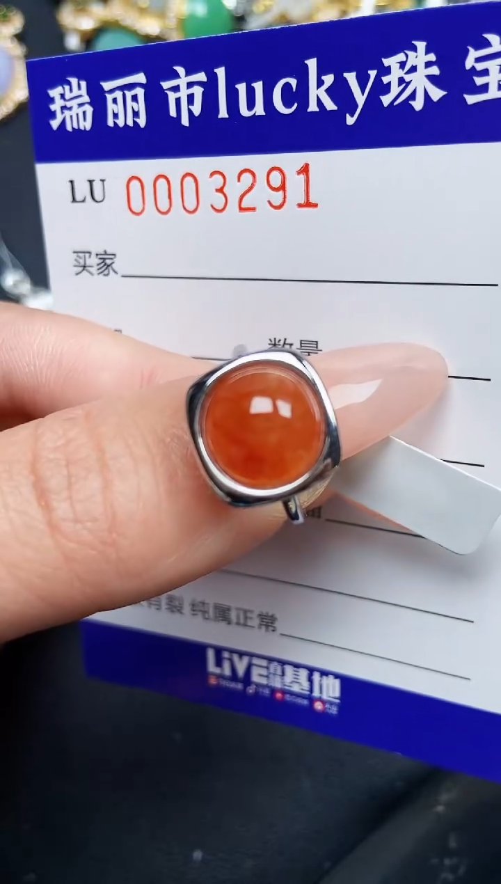 【闪购商品】翡翠颈饰银S925镶嵌3291