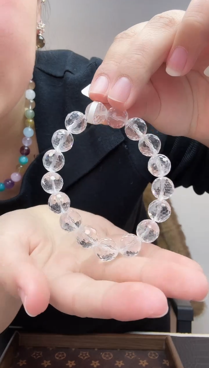 未镶嵌手链水晶天然白水晶手链10