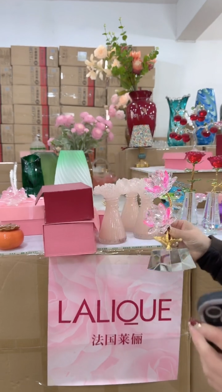 【闪购商品】无铅玻璃迪喜花器-f-早35