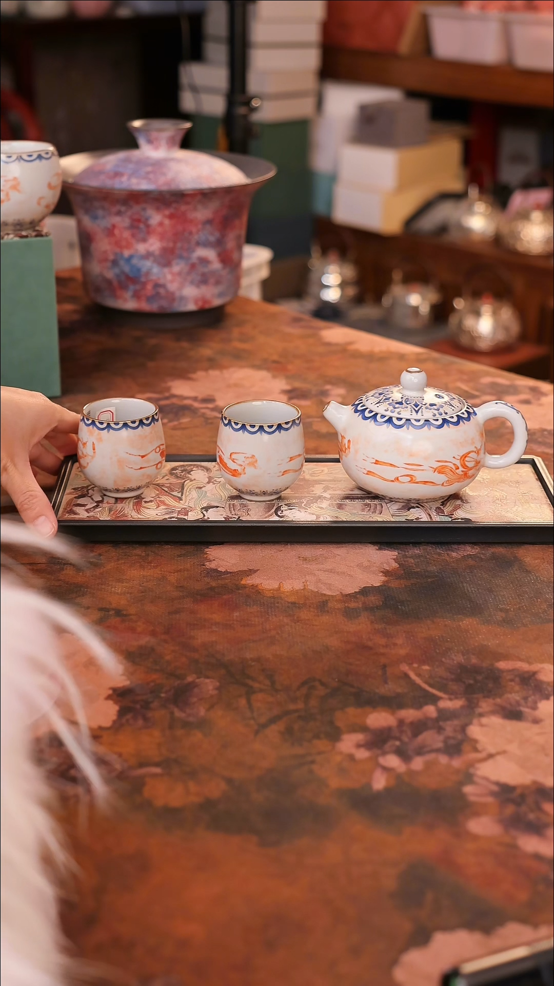 【闪购商品】陶瓷茶具（无礼盒无茶盘）@@A10566