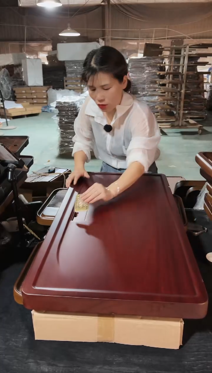 【闪购商品】90*45云海花梨木实木茶盘