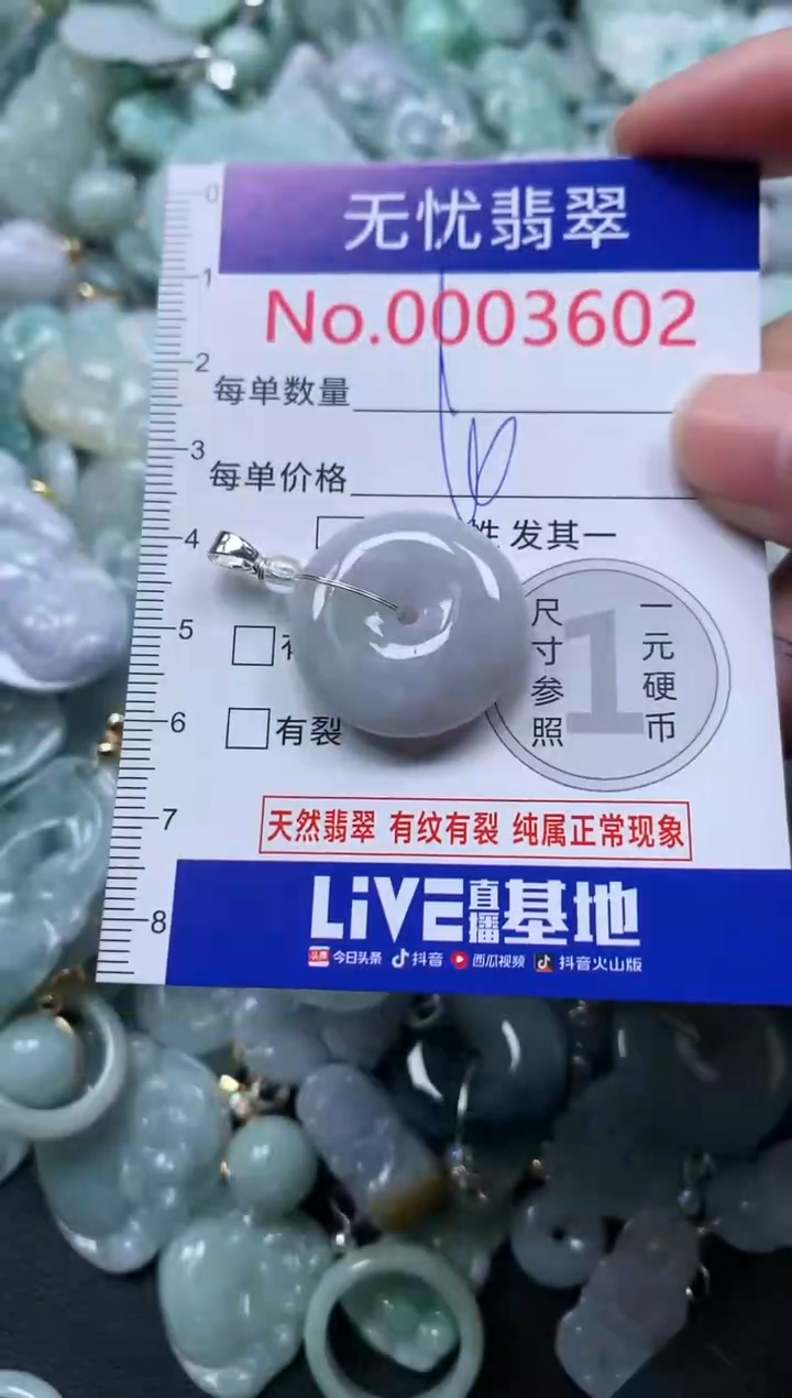 颈饰未镶嵌翡翠3602