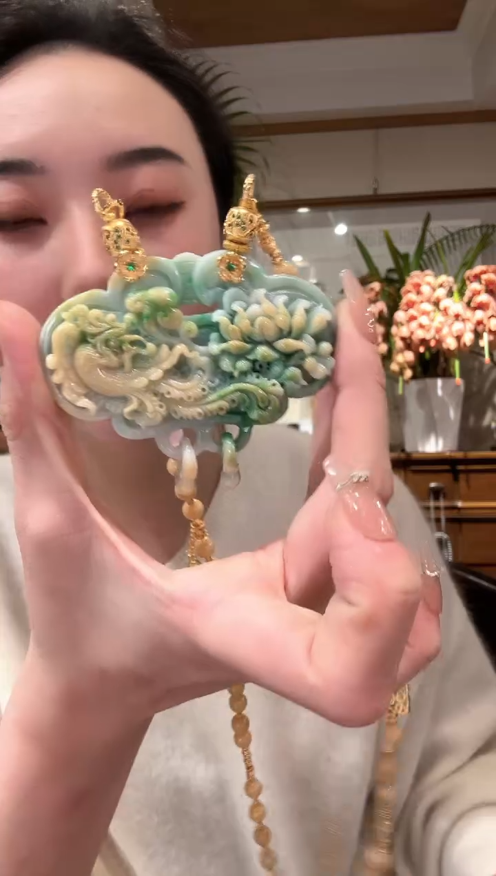 【闪购商品】翡翠颈饰未镶嵌国风