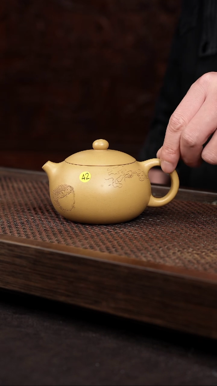 【闪购商品】紫砂茶壶黄金段金蟾西施