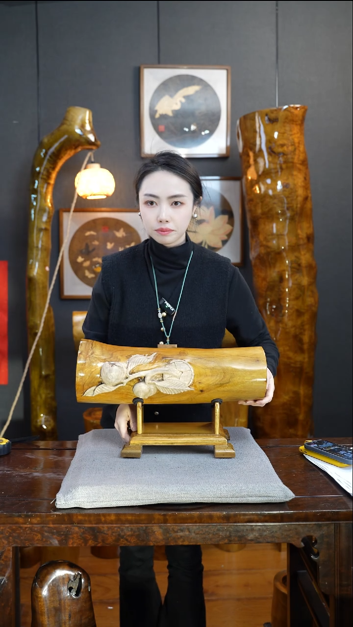 【闪购商品】金丝楠金丝楠木摆件