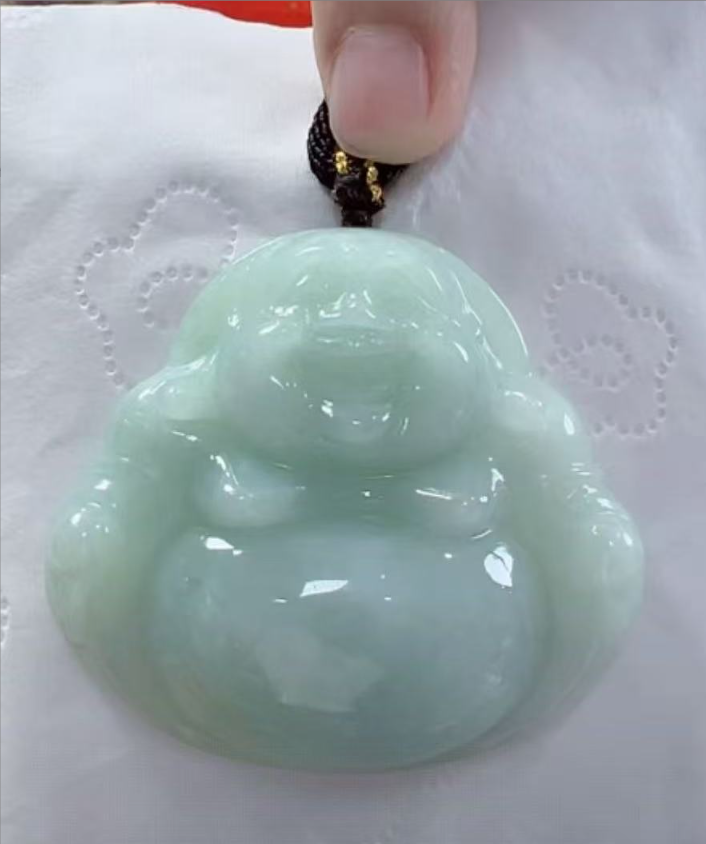 官方正品翡翠A货大佛公（多样性发货发一个）宽50+高45+厚11-13送绳