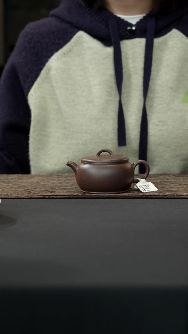 【闪购商品】紫砂茶壶天青泥申锡汉瓦壶200cc