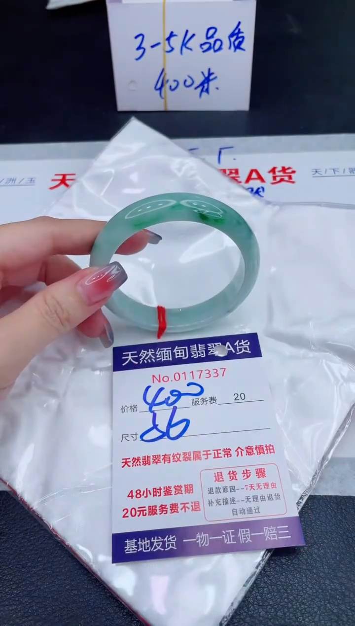 未镶嵌手镯翡翠400.00