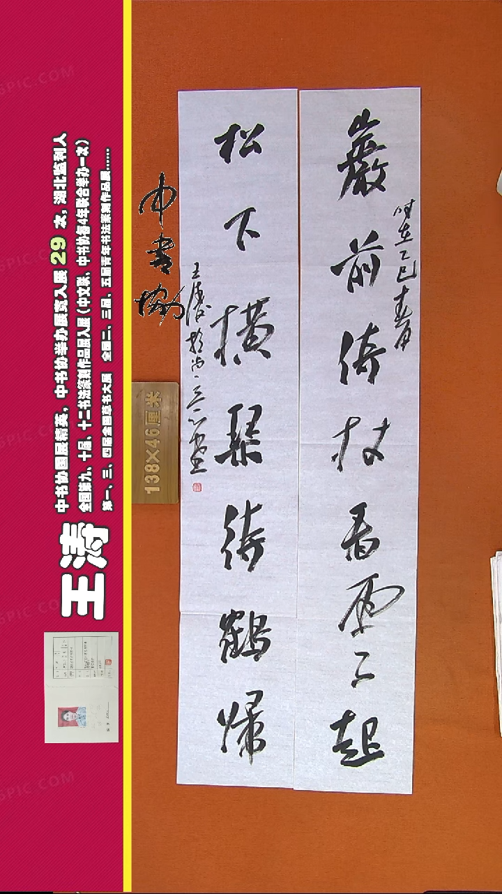 【闪购商品】书法325C王涛书法作品