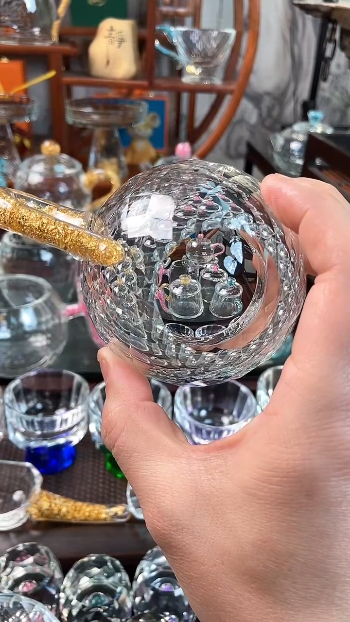 【闪购商品】玺宴新款水晶100咖啡杯金箔