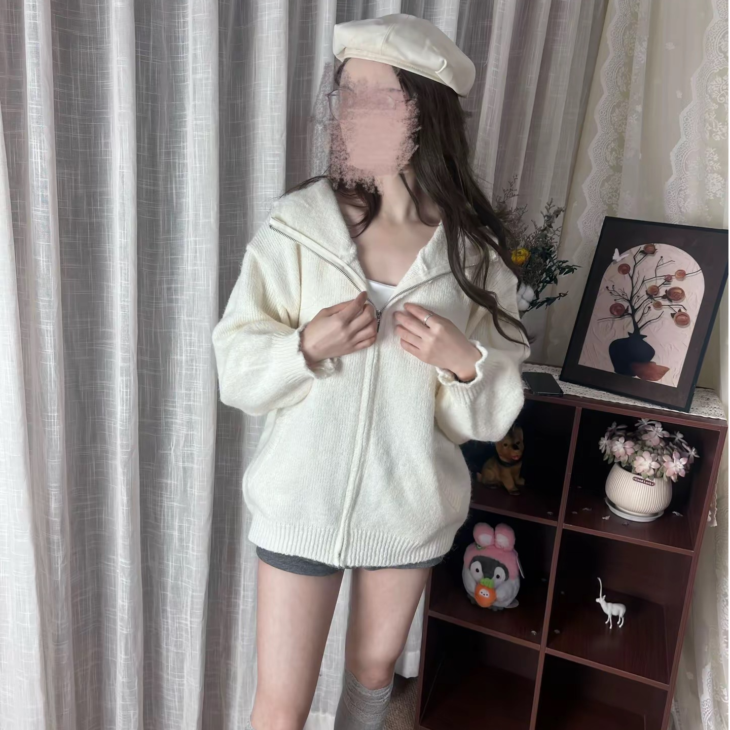 桔子【151-210】针织女毛针织衫针织衫时尚韩版