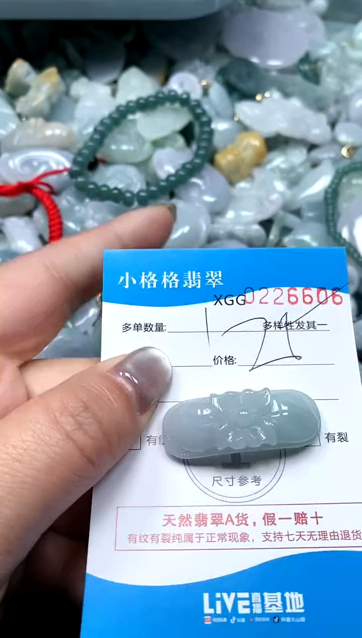 翡翠未镶嵌颈饰闪购商品0226606