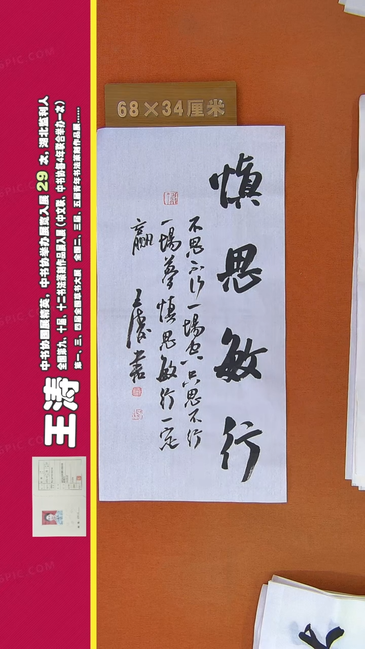 【闪购商品】书法194王涛书法作品