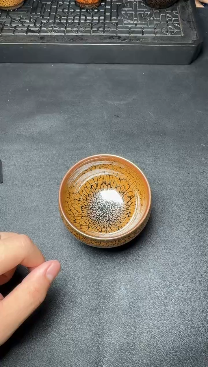 【闪购商品】茶盏何定欣鹧鸪斑66