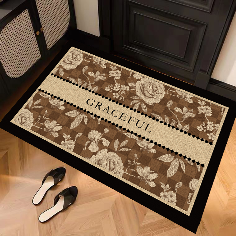 家用硅藻泥入户门地垫垫子卫生间门口吸水防滑速干脚垫可裁剪门垫