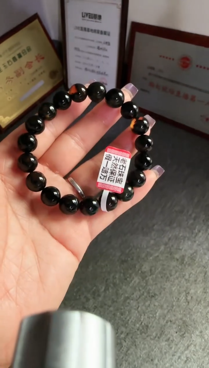 未镶嵌琥珀手串10mm缅甸琥珀翁珀手串#19