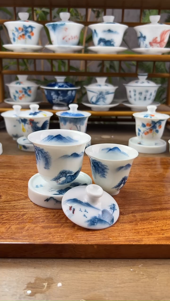 【闪购商品】微瑕山水美人备+小盖置+主人杯60cc