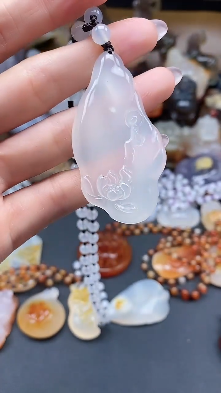 【闪购商品】玛瑙/玉髓颈饰未镶嵌dd