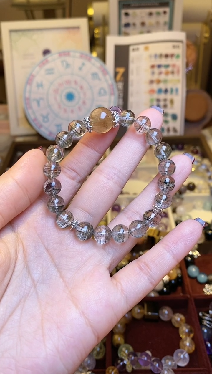 【闪购商品】水晶手串未镶嵌天然水晶手串（7mm）