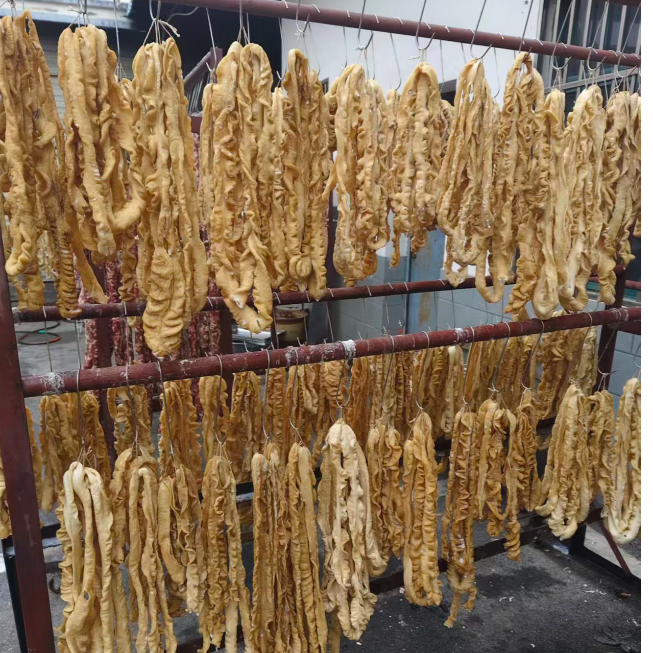 风干肥肠        大别山农户自晒