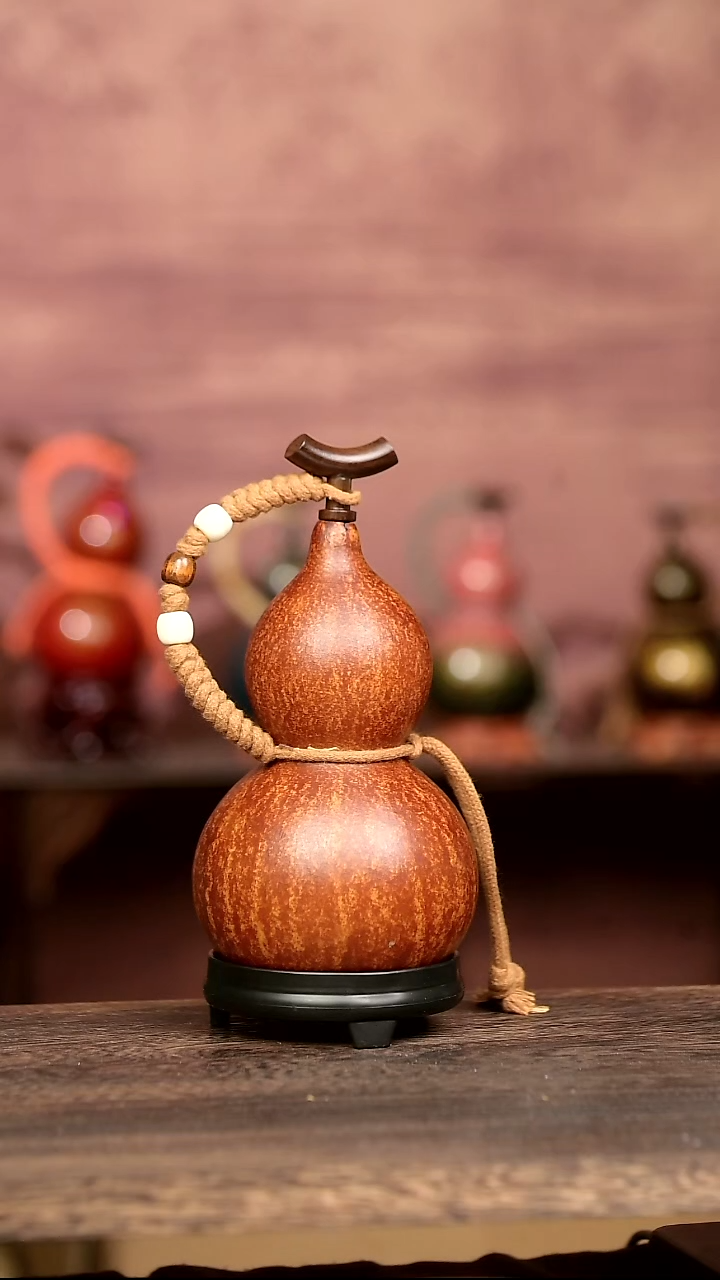 849号中药煮色  大漆葫芦水壶/酒壶 一物一拍