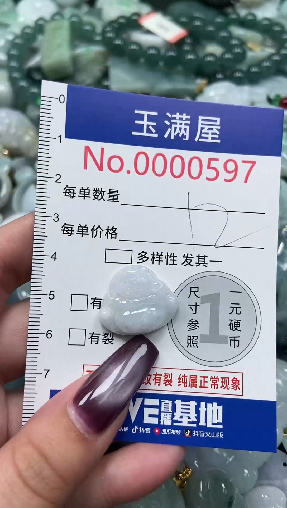 颈饰未镶嵌翡翠597