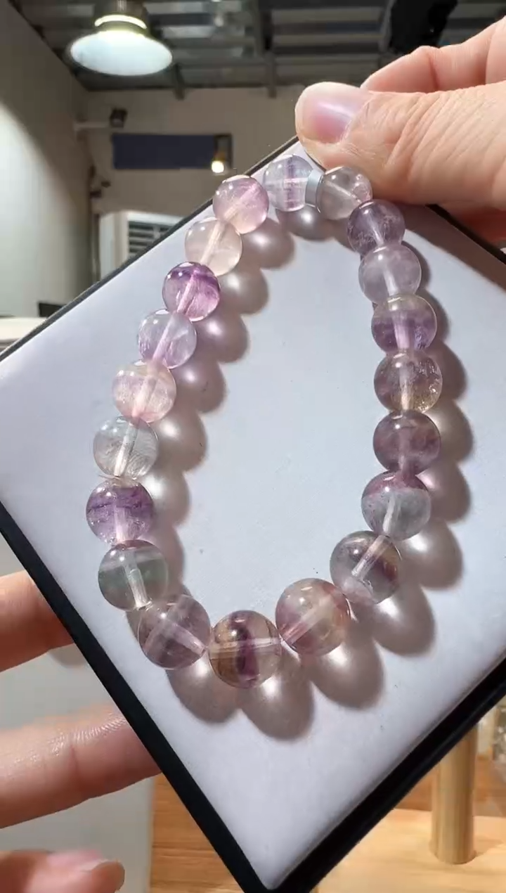 未镶嵌手链萤石优0111 约10mm