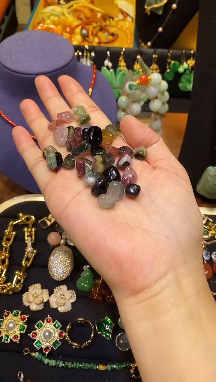 未镶嵌珠宝半成品碧玺碧玺