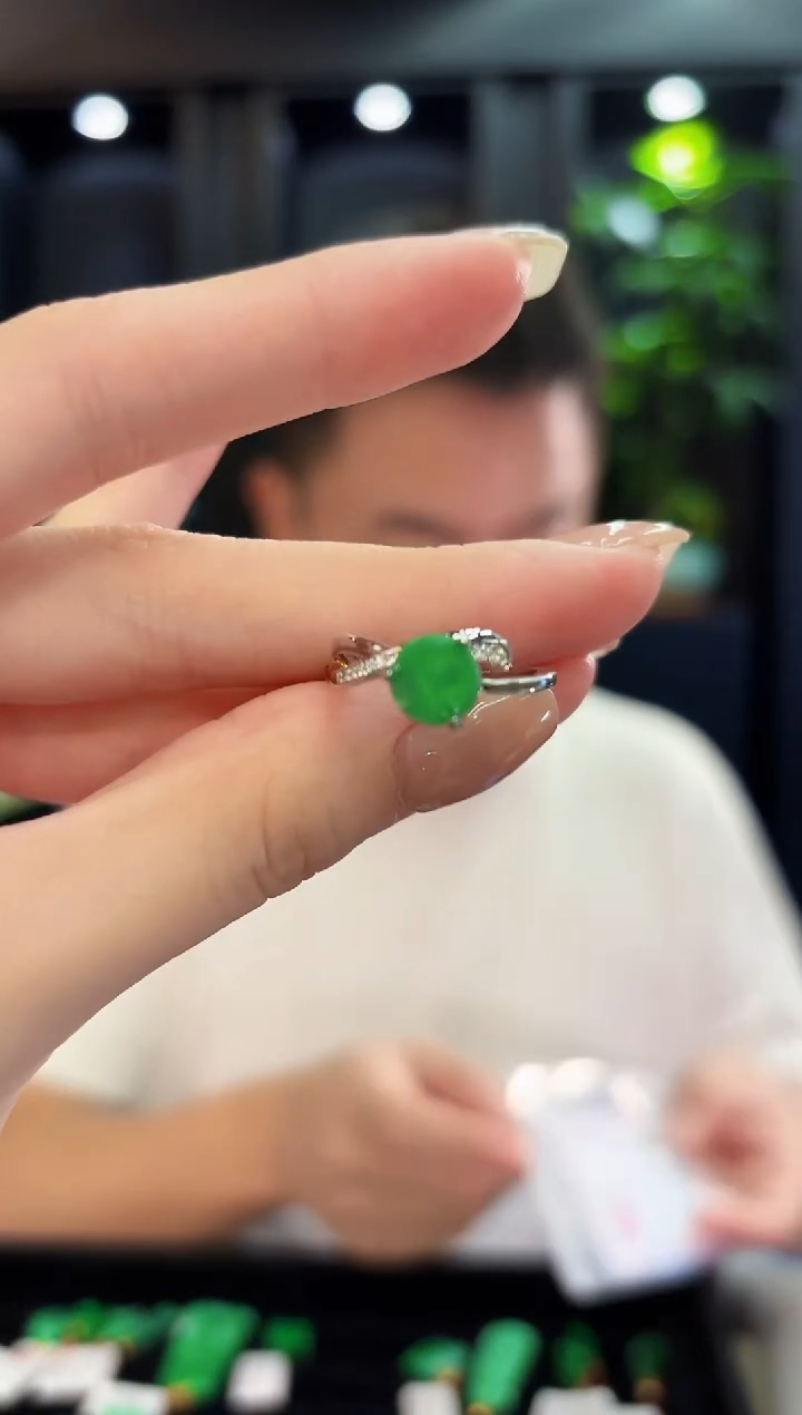 未镶嵌戒指翡翠 缅料A货/支持复检/一件