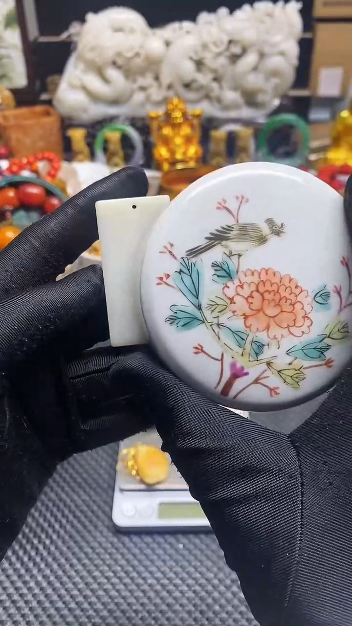 【闪购商品】瓷片瓷器瓷片 摆件1个