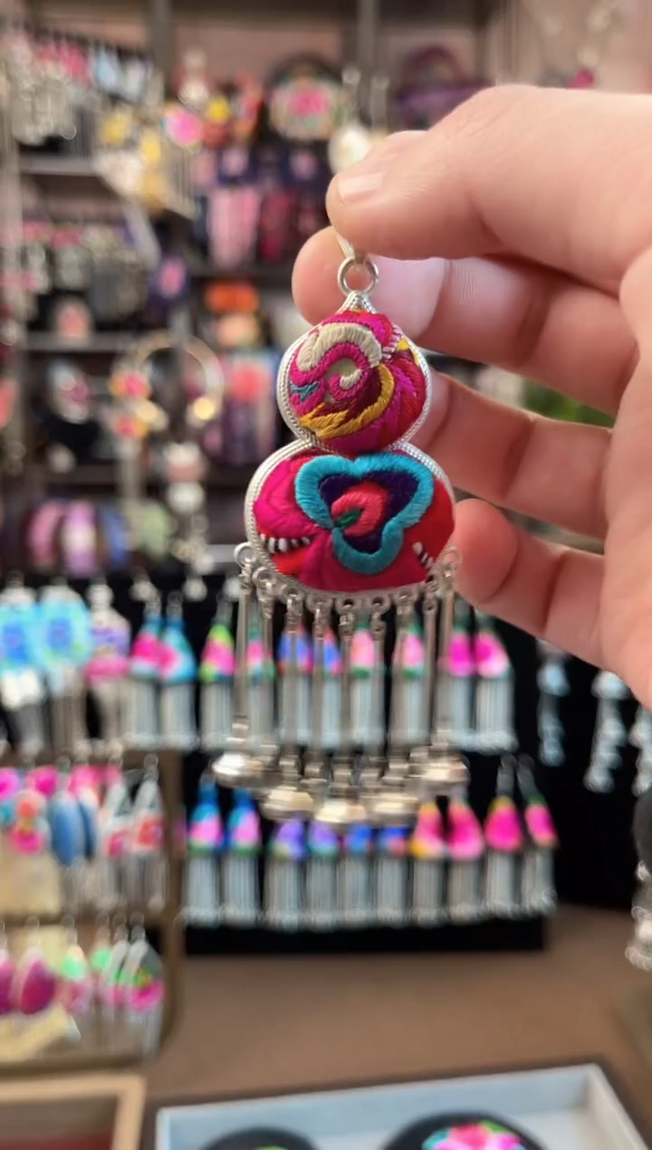 织绣 民族风手工非遗老绣饰品622