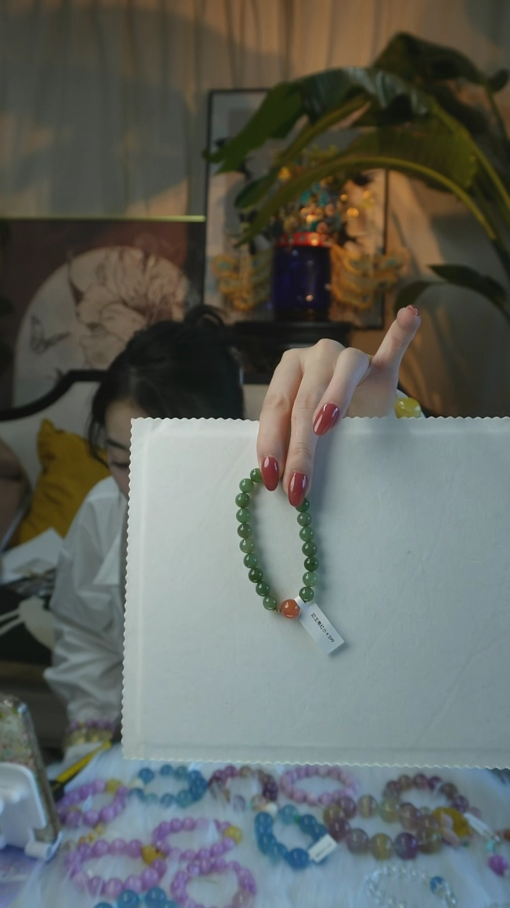 【闪购商品】和田玉（碧玉）手串未镶嵌碧玉手串