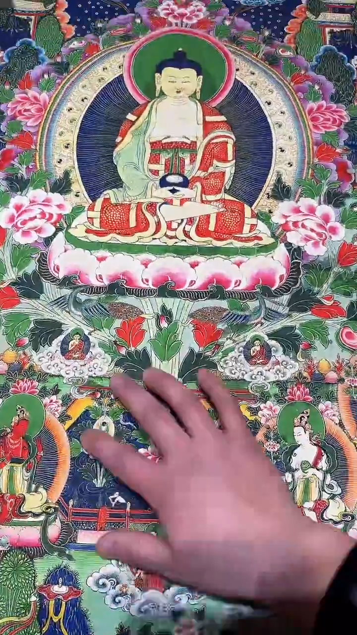 卷轴画【主播精品】高端卷轴画——唐卡121释迦摩尼佛