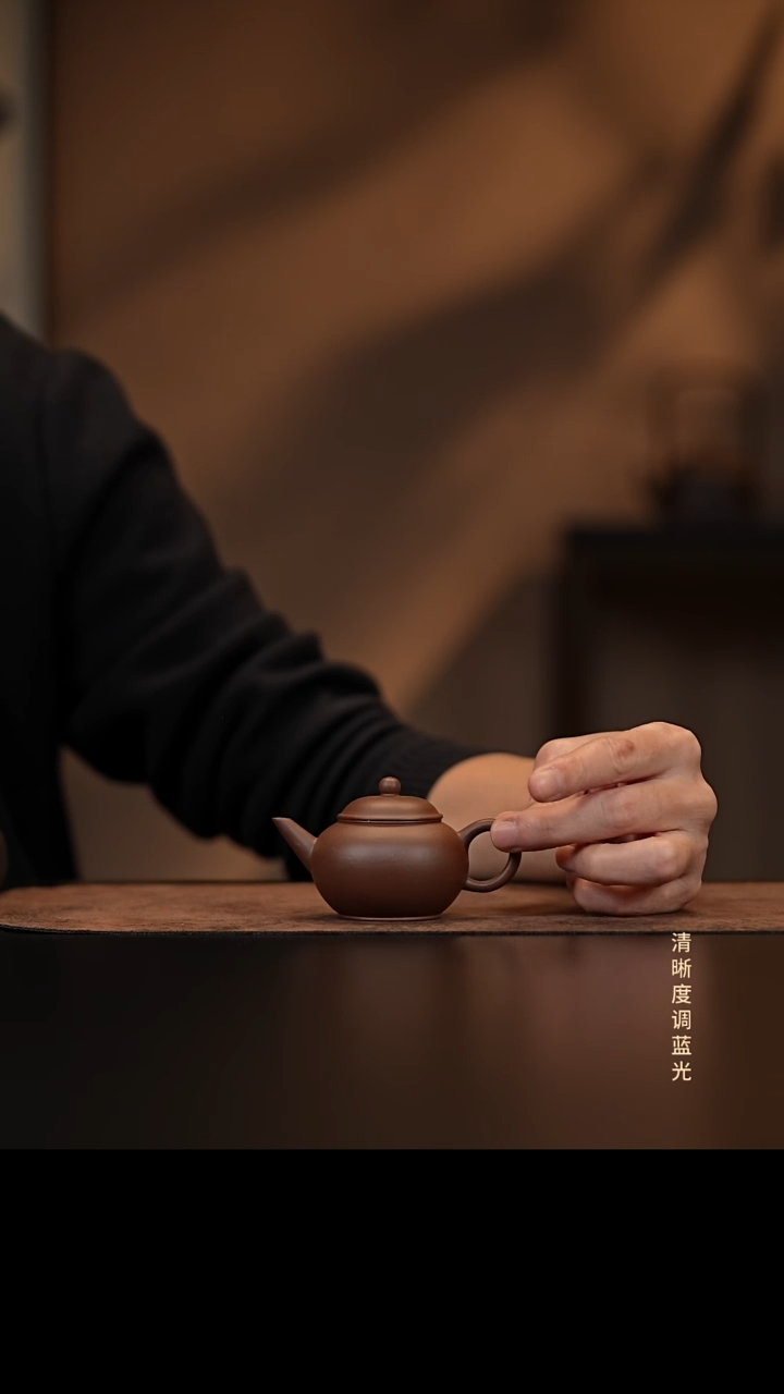 允禾斋 紫砂壶  水平 紫泥 