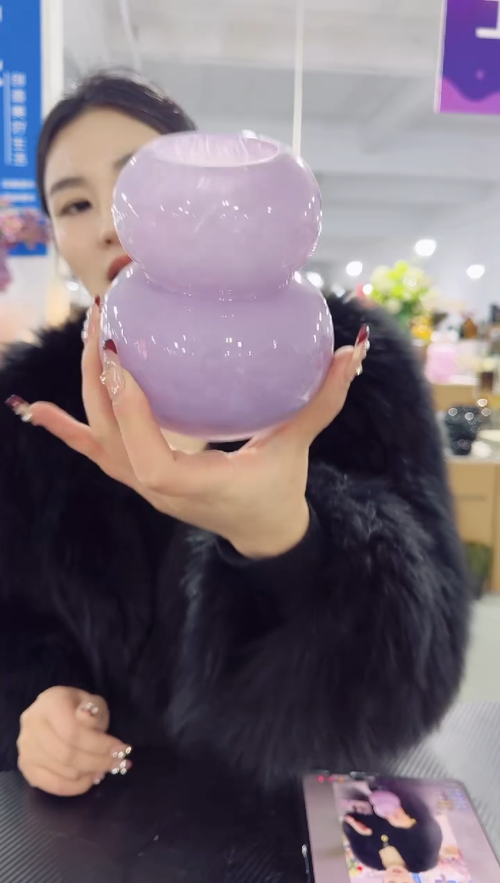 【闪购商品】无铅玻璃UU外贸仓-微瑕花瓶--2KMK