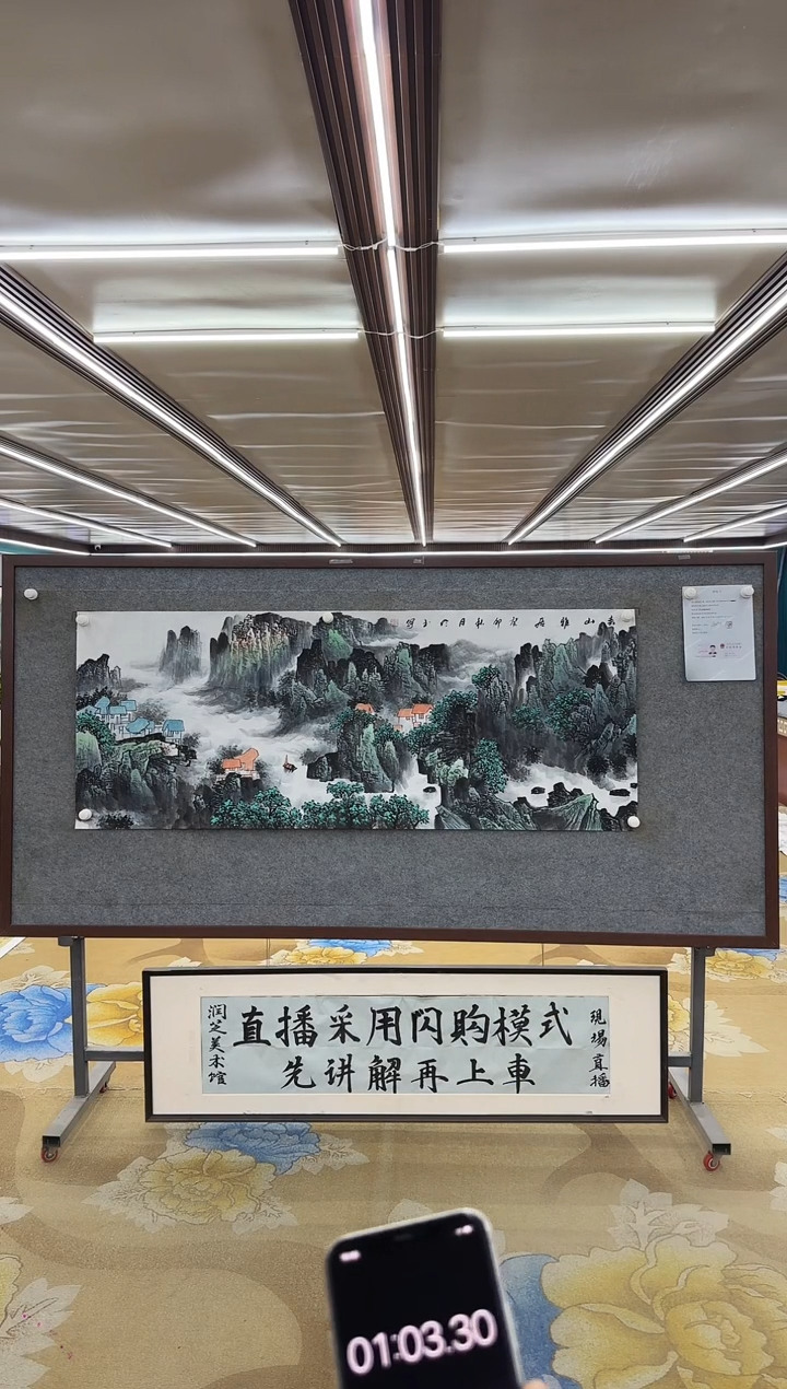 【闪购商品】绘画M张伦玉-小六尺-山水国画
