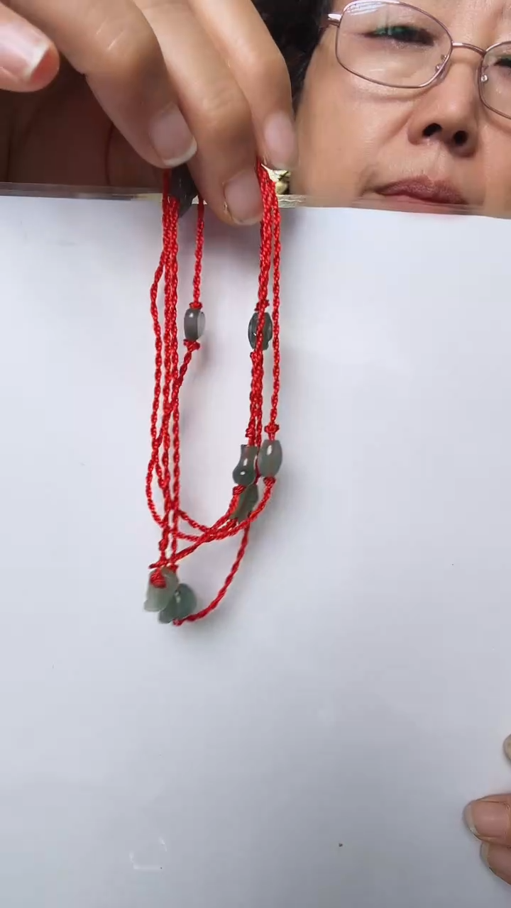 毛衣链未镶嵌翡翠青**娘腰链